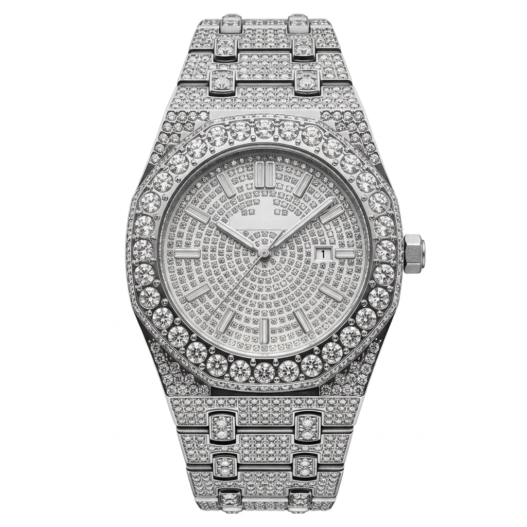 Silver & White 42mm Bussdown Watch product photo