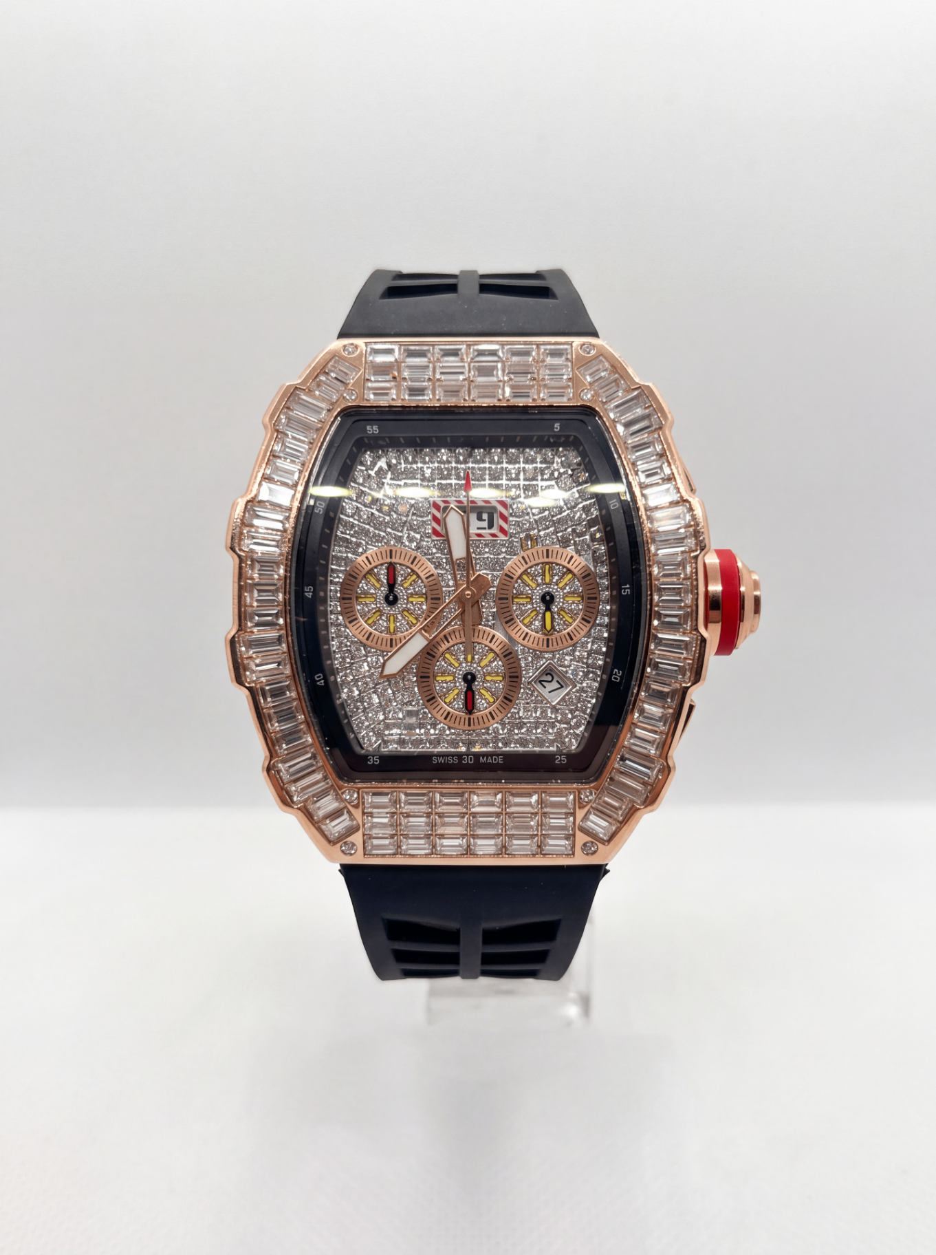 Black & Rose Gold 42mm Bussdown Sport Watch product photo