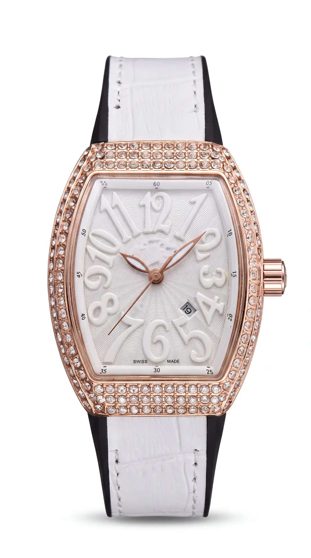 Franck Muller Vanguard Rose Gold White Dial 32mm